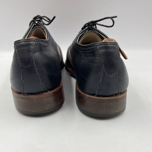 Vintage Footjoy Classics Women 8.5 B Leather Wingtip Golf Shoes Made USA - Picture 4 of 16